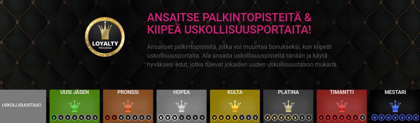 Cashiopeia uskollisuusohjelma