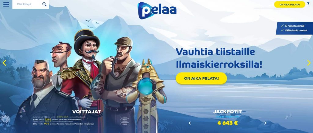 Pelaa Casino etusivu