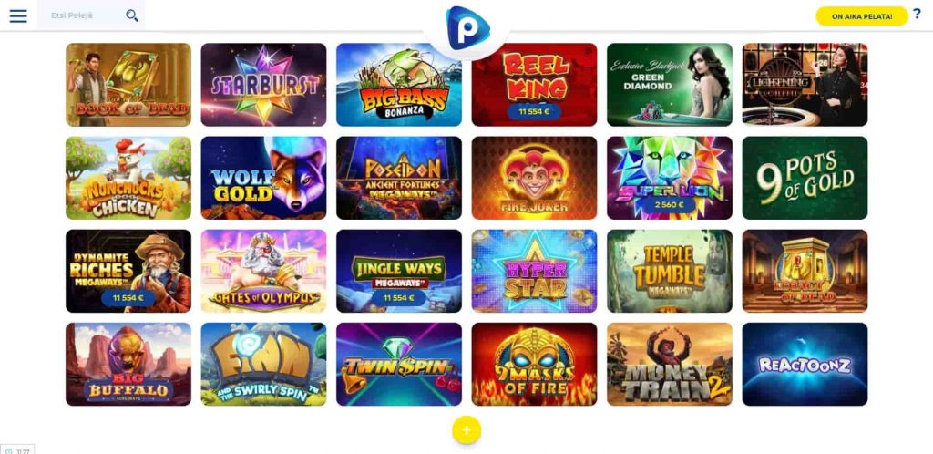 Pelaa Casino pelivalikoima