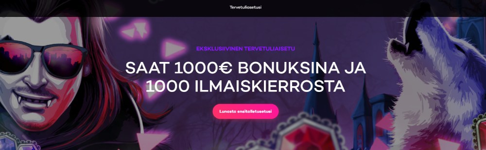 21.com Casino tervetuliaisbonus