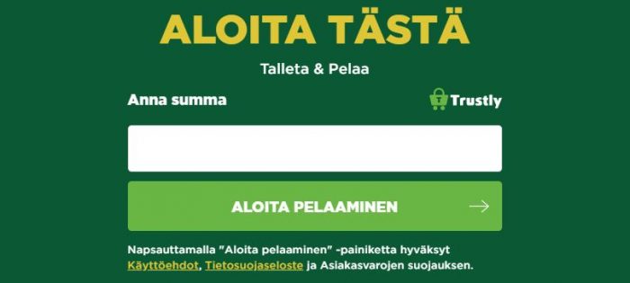 Aloita pelaaminen Mason Slots Casinolla