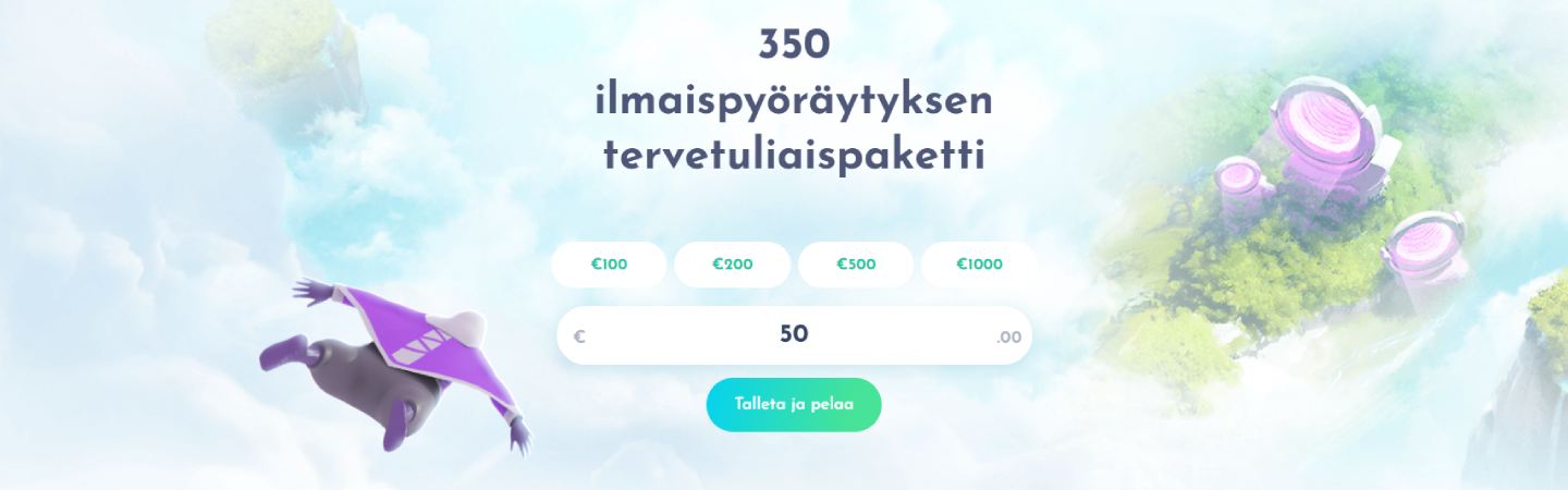 Wisho Casino tervetulopaketti