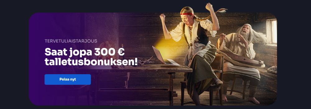 JustWOW Casino tervetulobonus