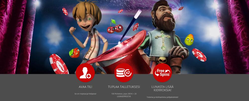 Magic Red Casino tervetulobonus