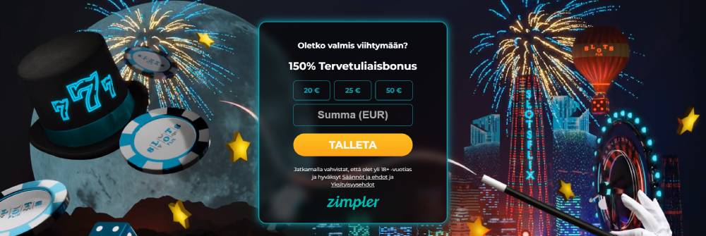 Slotsflix Casino nopea Zimpler kasino