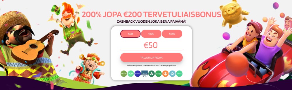 Slot Paradise Casino tervetuliaisbonus