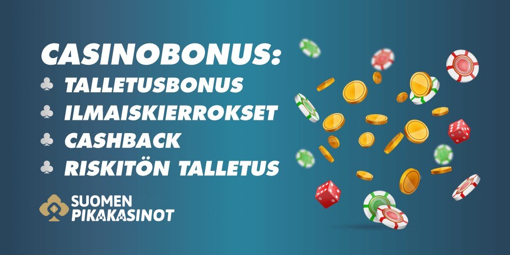 Kaikki erilaiset casinobonukset