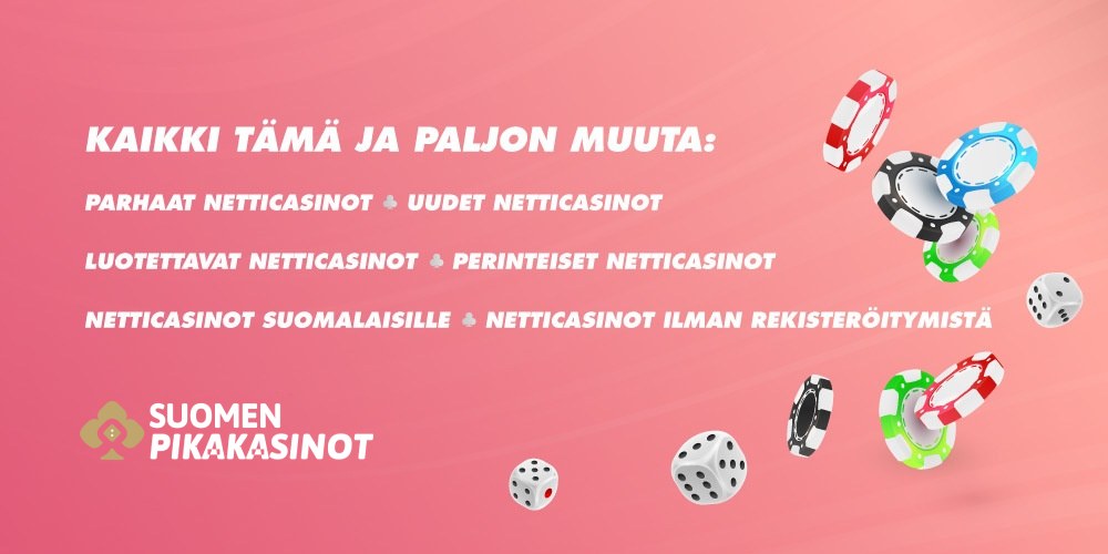 Kaikki erilaiset netticasinot ja paljon muuta