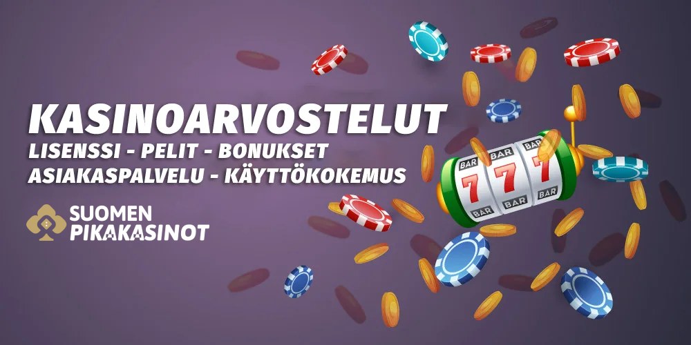 Kasinoarvostelut - arvosteluperusteet