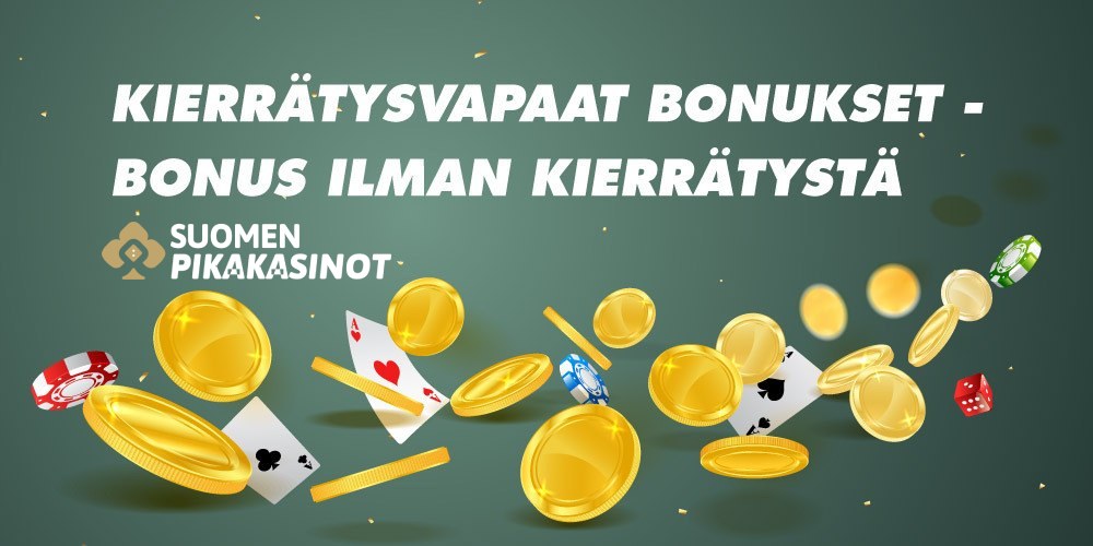 Kierrätysvapaat bonukset - bonus ilman kierätystä