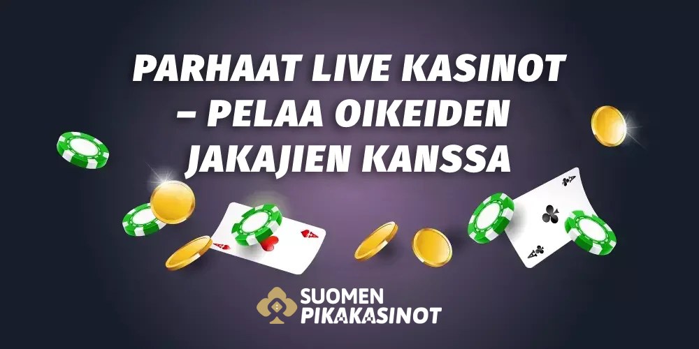 Parhaat live kasinot - pelaa oikeiden jakajien kanssa