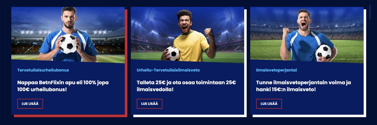 BetNflix vedonlyöntibonus