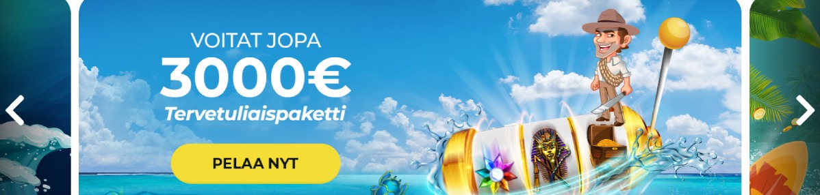 Jackpot Island Casino tervetuliaisbonus