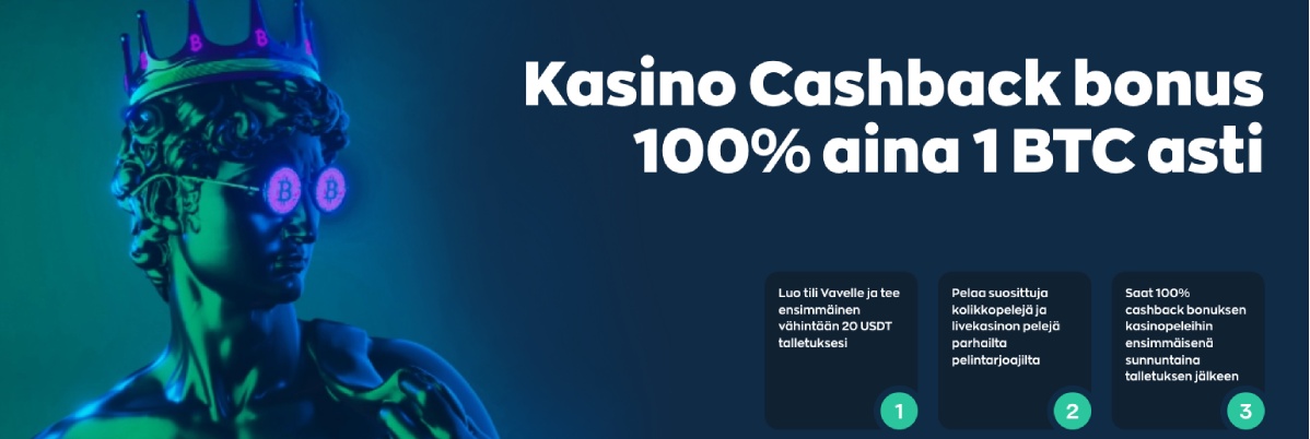 Vave Casino tervetuliaistarjous