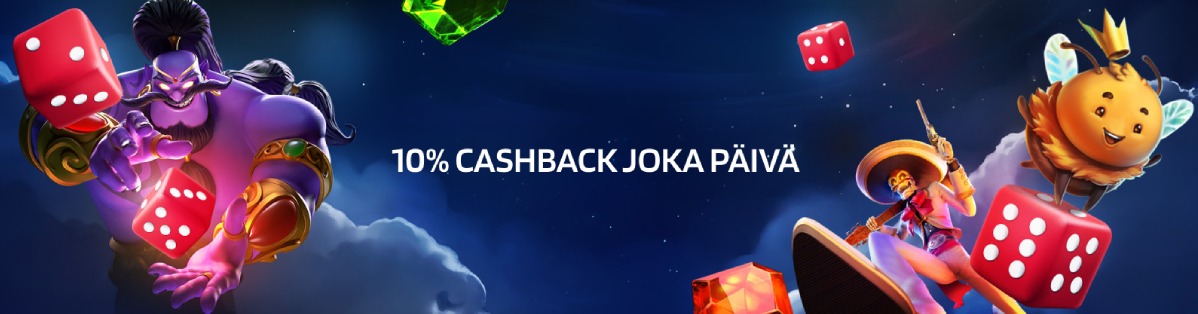 Red Dice päivittäinen cashback