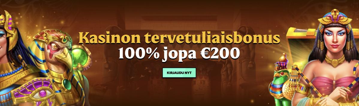 Scarabet Casino kasinon tervetuliaisbonus