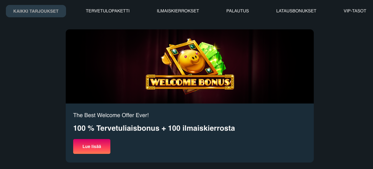 primebetz casino kampanjat ja edut nettikasinolla